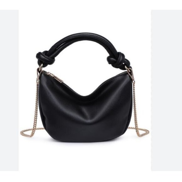 Urban Expressions Handbags - Urban Expressions Cassandra Faux-leather Chain Link Top Handle Shoulder bag